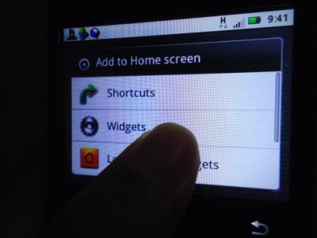 how to activate android widget