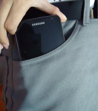 review samsung galaxy note is fit into pocket